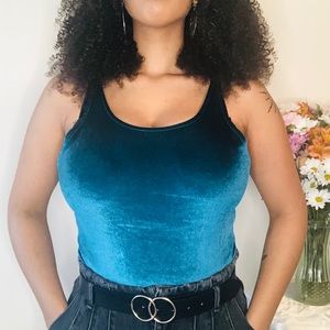 Zara Velvet Bodysuit